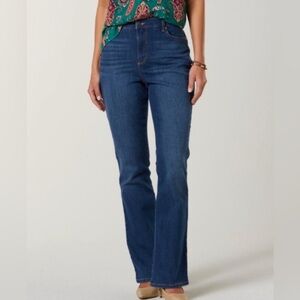 Gloria Vanderbilt Amanda Dark Blue Straight Leg Jeans EUC